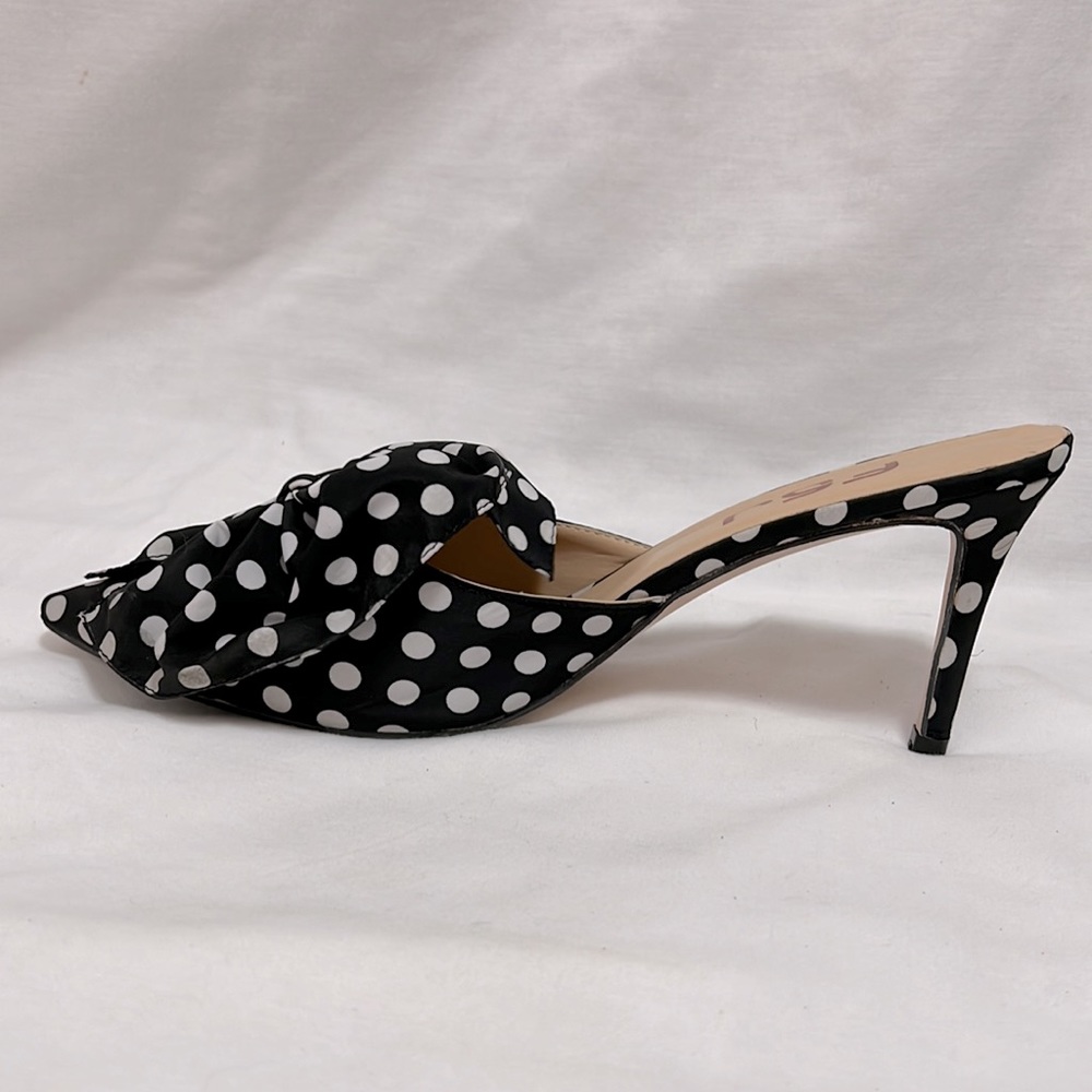 FSJ polka dot mules size 10M no box - Picture 2 of 7